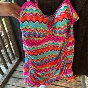 One piece Bathing Suit.